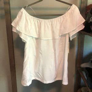 White off the shoulder blouse